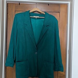 Norm Thompson Teal Blazer